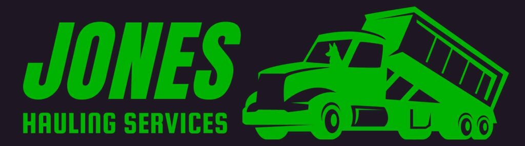 Jones Hauling Services Logo Green
